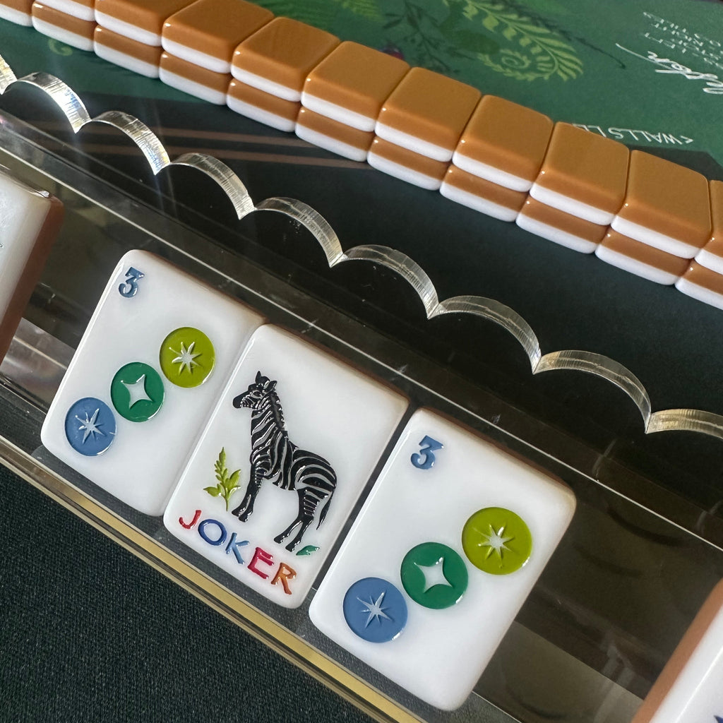Scallop Acrylic Mahjong Racks