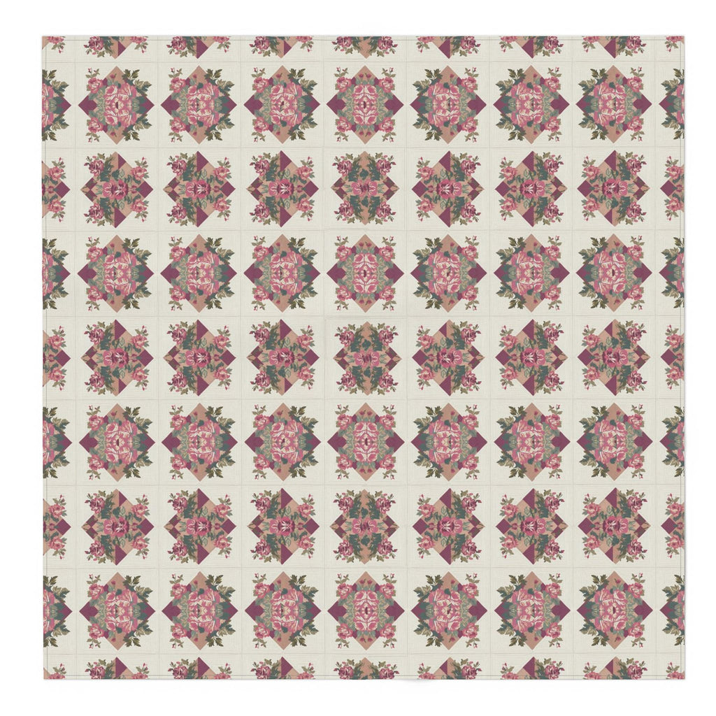 Lena Started a Second Pillow Tablecloth