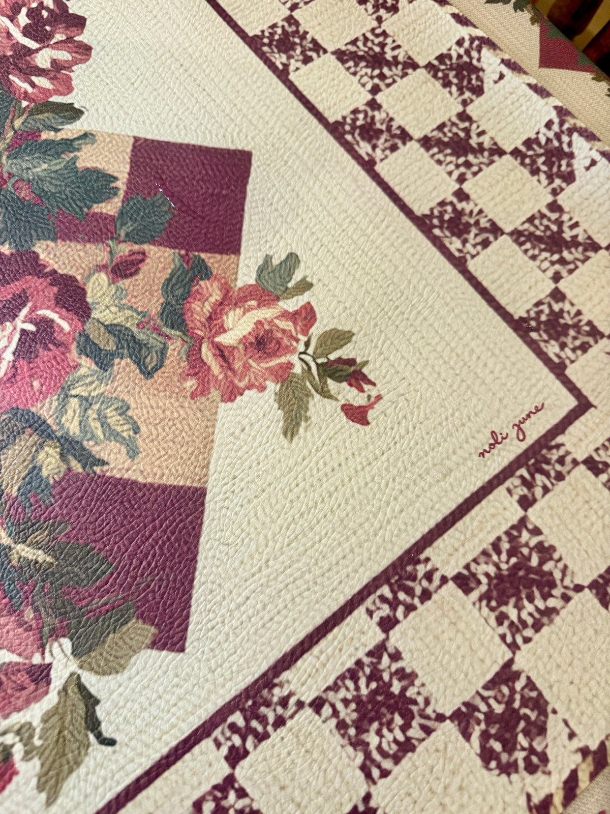 Lena Took Seven Months to Needlepoint a Pillow