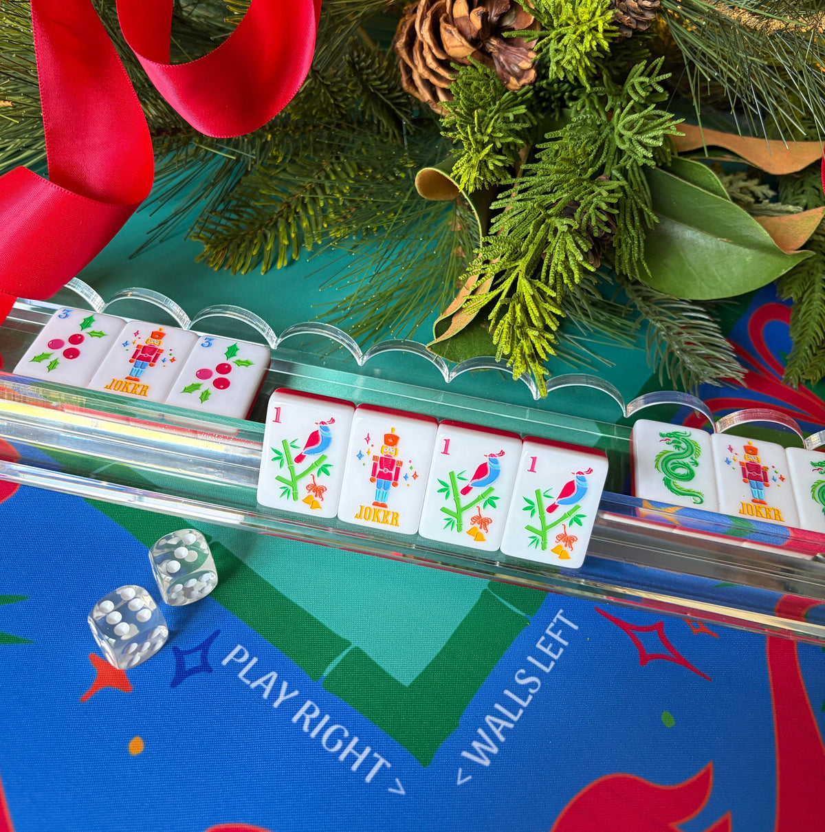 Holiday Soirée Mahjong Tiles