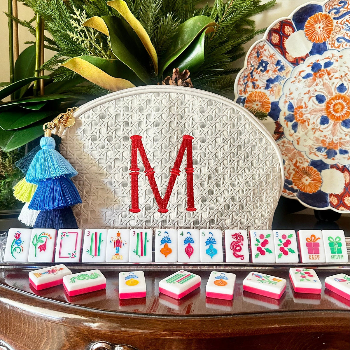 Holiday Soirée Mahjong Tiles