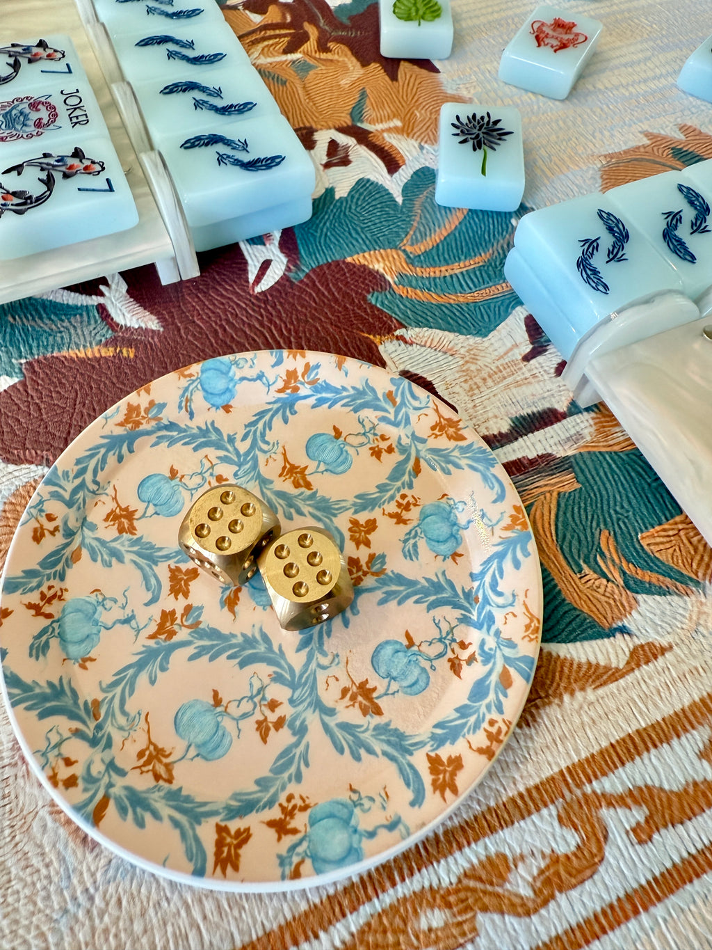 Harriet's Blue Ribbon Dice Dish