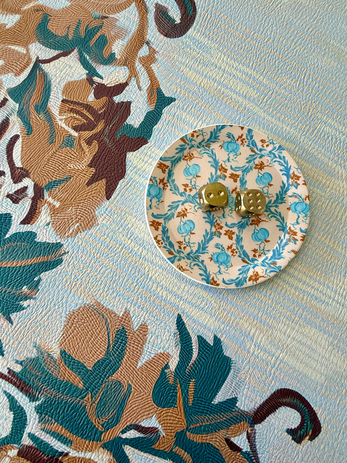 Harriet's Blue Ribbon Dice Dish
