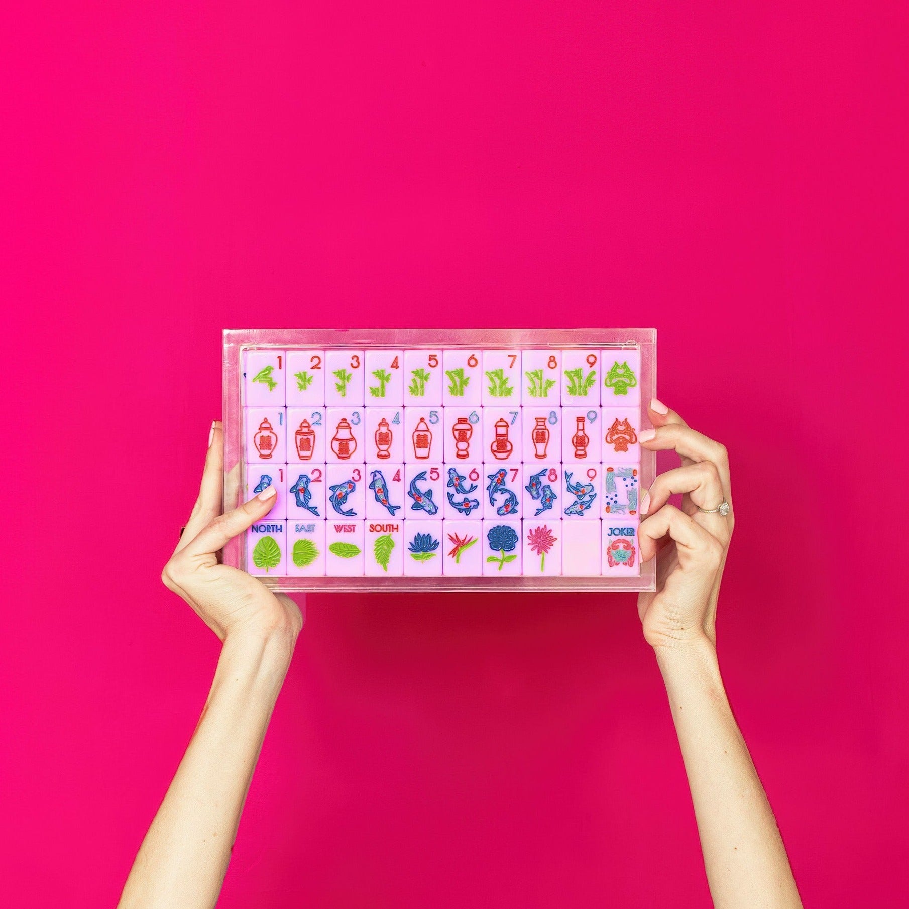 THE CHINOISERIE SET -  MAHJONG TILES: LUXE LILAC