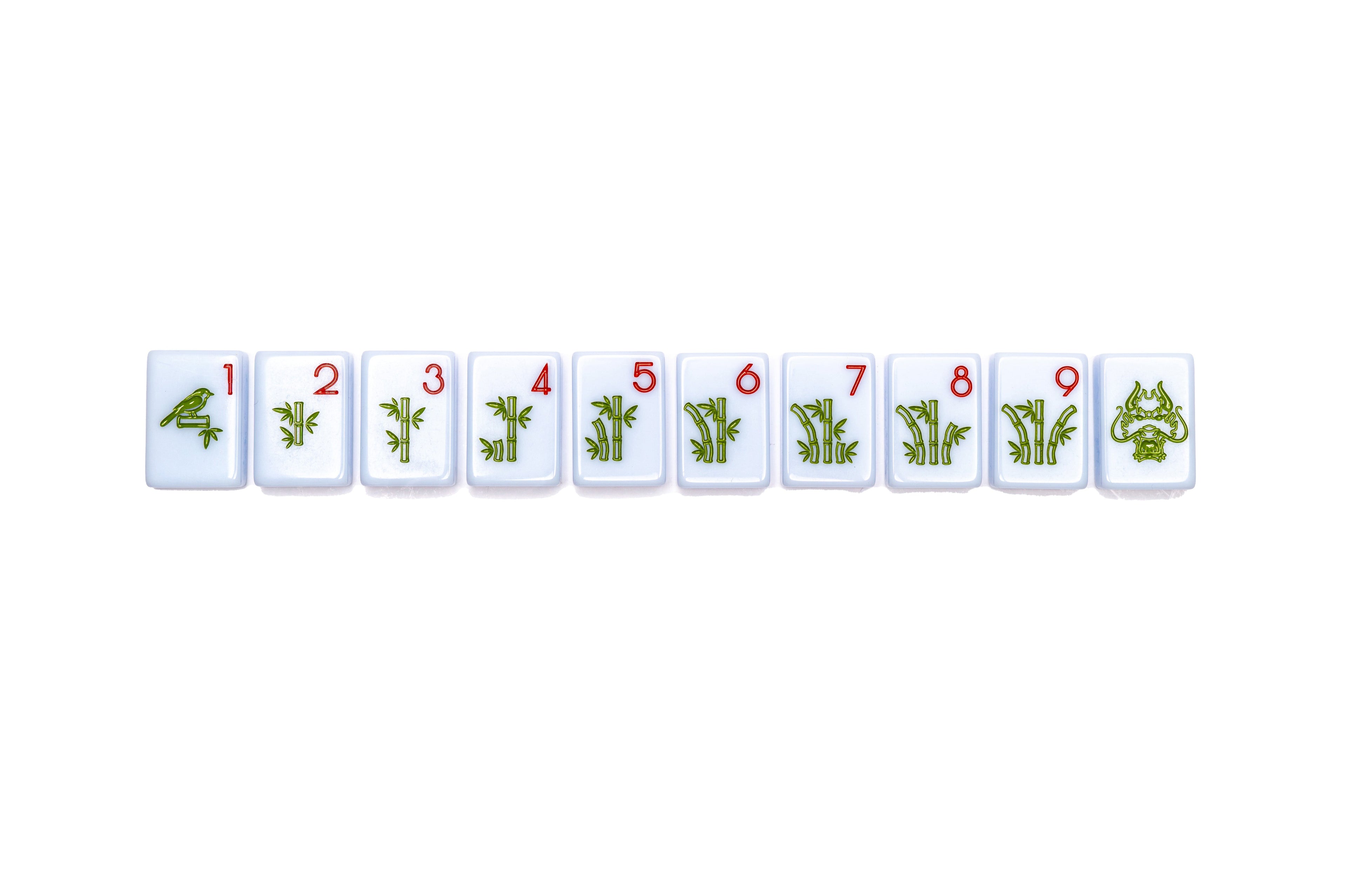 THE CHINOISERIE SET -  MAHJONG TILES: BREEZY BLUE