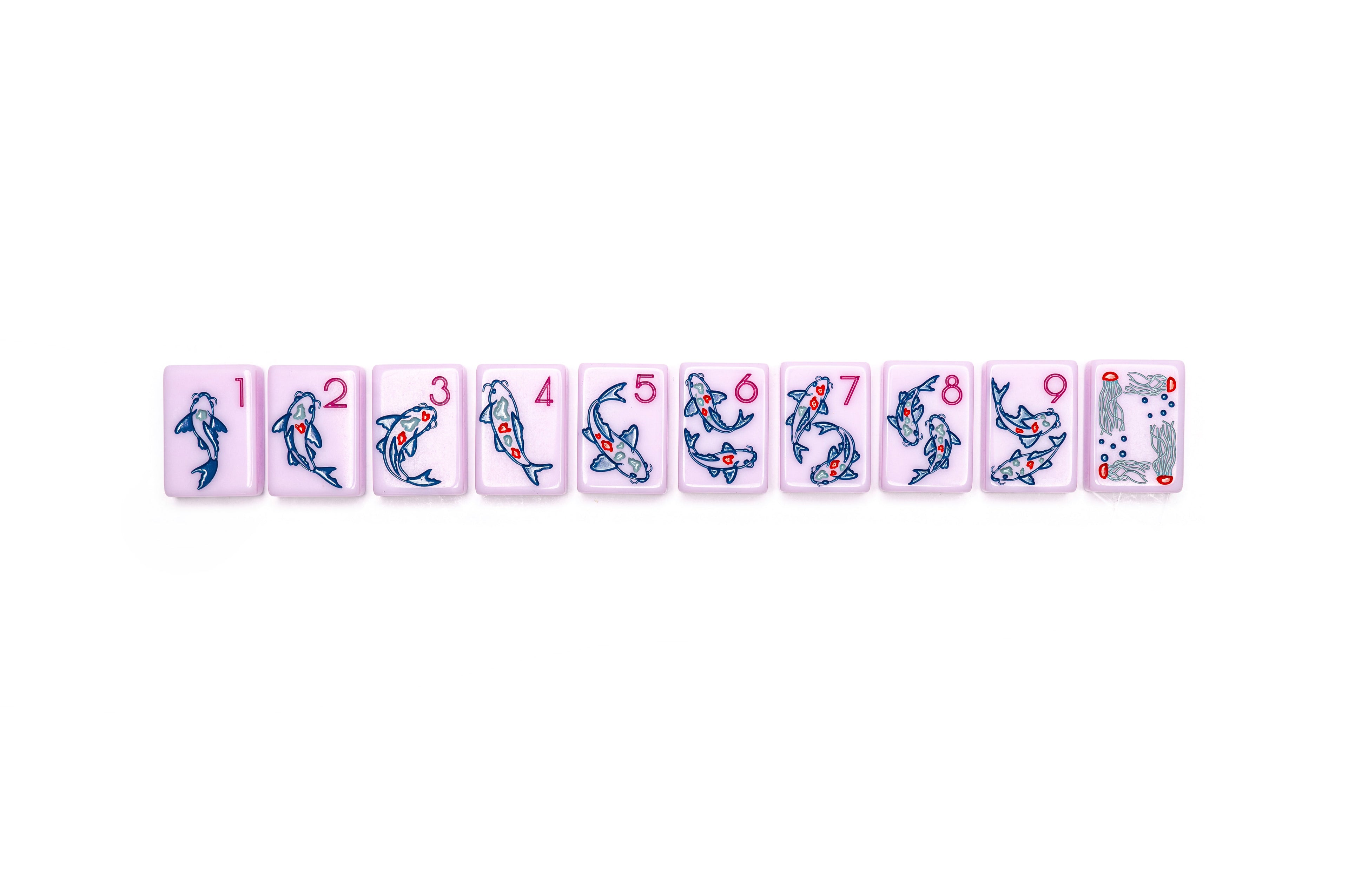 THE CHINOISERIE SET -  MAHJONG TILES: LUXE LILAC